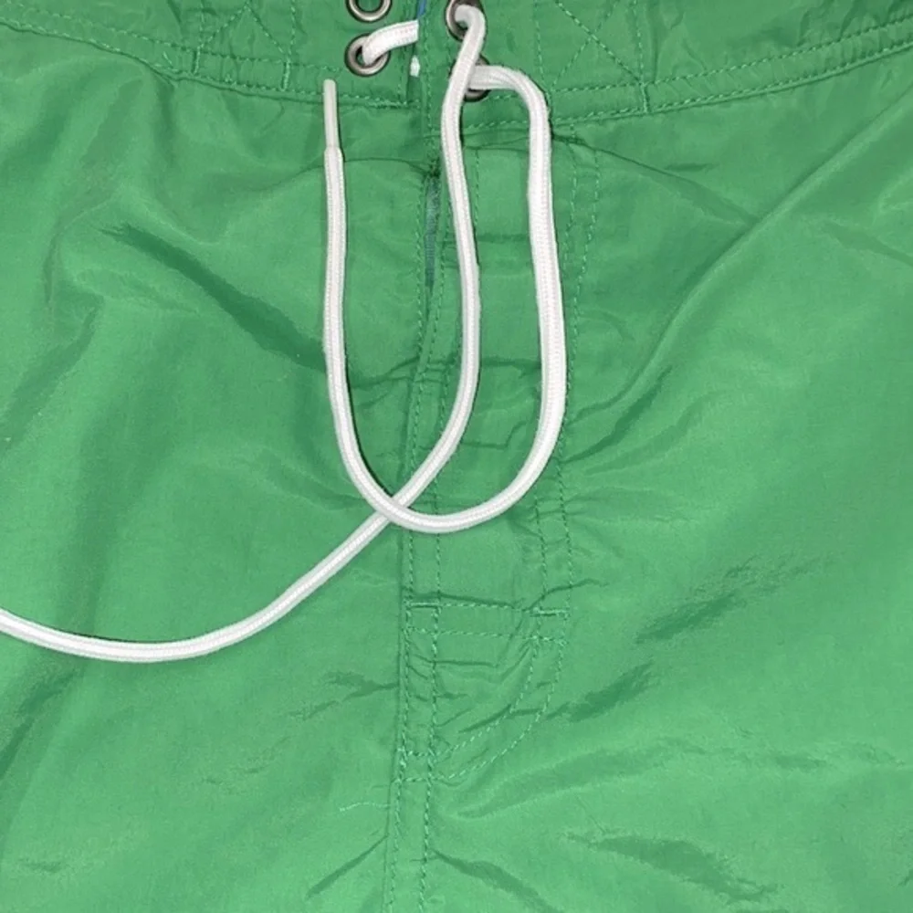 Polo Ralph Lauren blue label green swim trunks size large